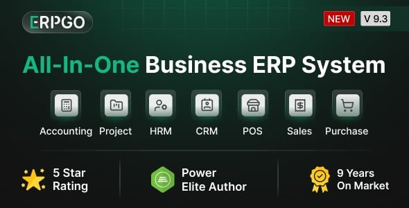ERPGo – All-In-One Business ERP System