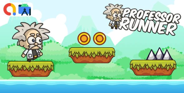 Professor Runner Android Studio Game with AdMob + Ready to Publish