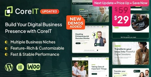 Core IT – Corporate & Consulting Business WordPress Theme