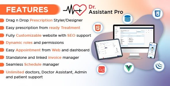 Dr. Assistant PRO - Patient Management & Prescription Writing Software