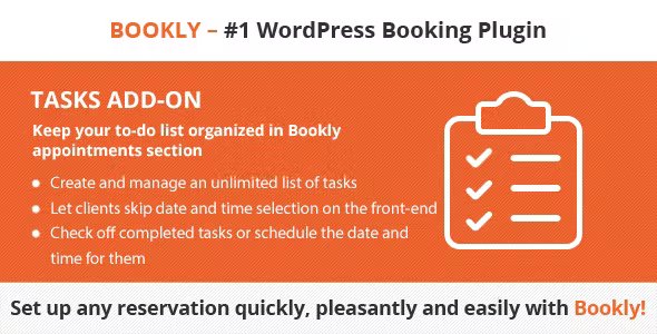 Bookly Tasks (Add-on)