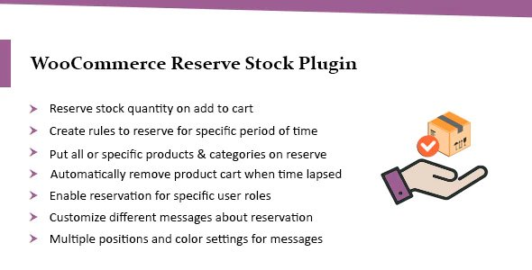 WooCommerce Reserve Stock - Reserve Quantity on Add to Cart