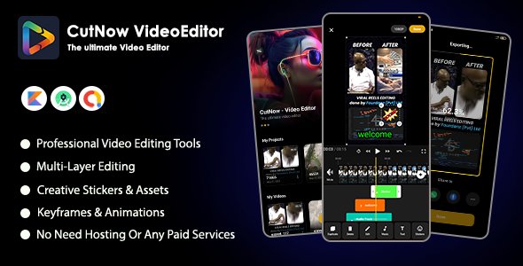 CutNow Multi-layer Video editor