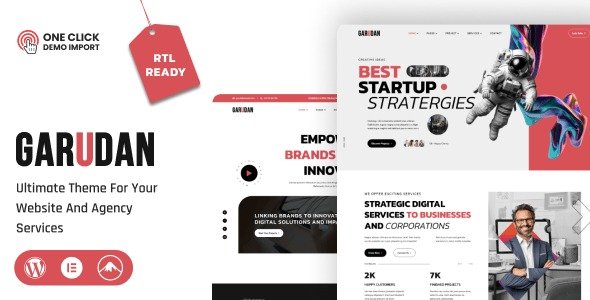 Garudan - Creative Agency WordPress Theme
