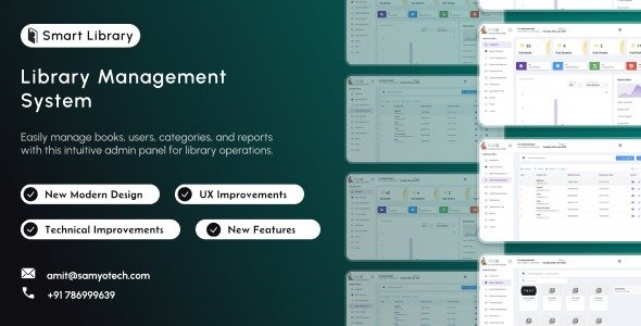 Smart Library | Library Management System | Books Management System | Publications Management