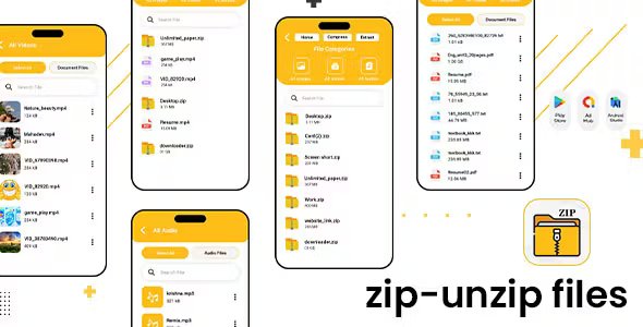Zip File Reader - Zip and Unzip Tool - RAR Reader - Unarchive - Zip File opener for Android