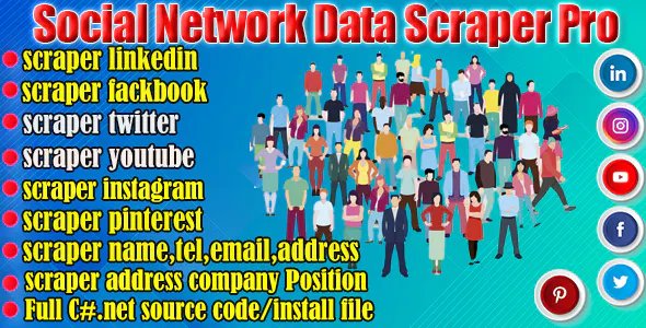 Social Network Data Scraper Pro