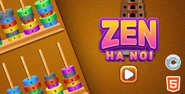 Zen Hanoi - Html5 (Construct3)