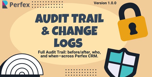 Audit & Change Log Tracking for Perfex CRM