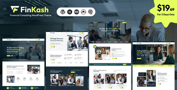 Finkash - Finance Consulting Wordpress Theme