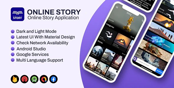 Story App Android - (Short Little Story, Blog Publishing Application)