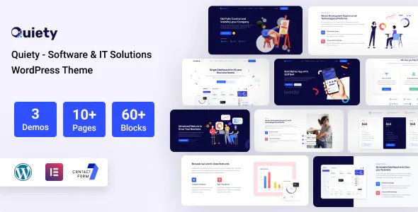 Quiety – Software & IT Solutions WordPress Theme