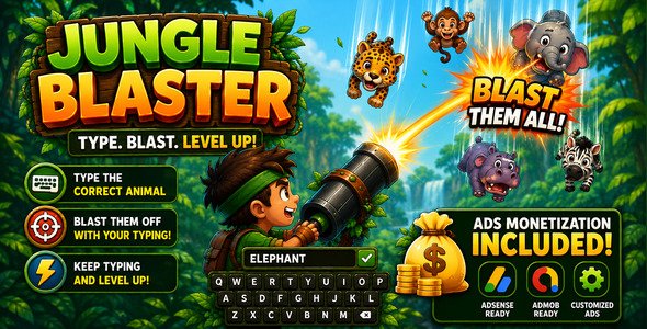 Jungle Blaster | HTML5 Game