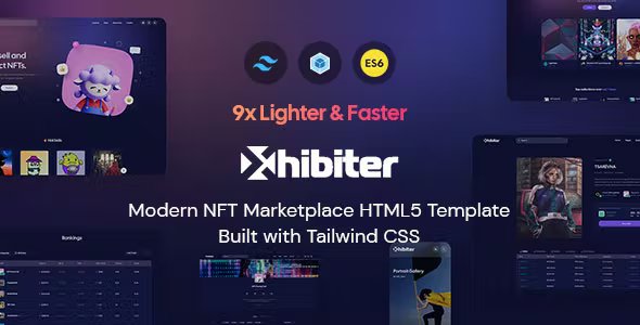 Xhibiter - NFT Marketplace HTML Template