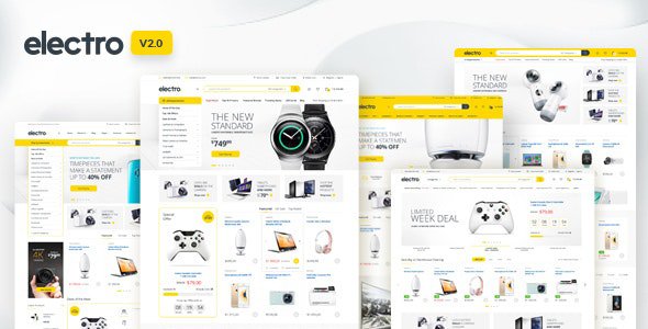Electro 2 Premium Responsive Magento 2 - RTL supported