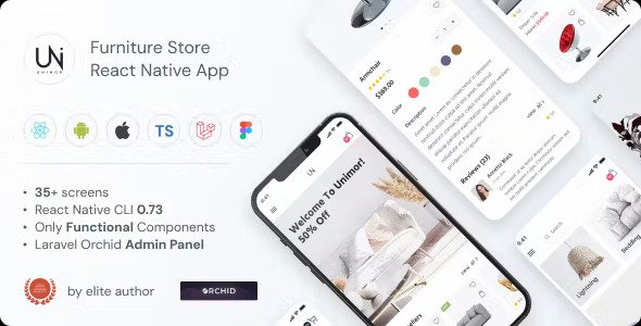 Unimor - Furniture Store | CLI 0.73 | TypeScript | Redux Store | Orchid Admin Panel
