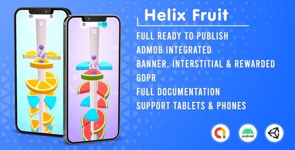 Helix Fruit (Admob + GDPR + Unity)