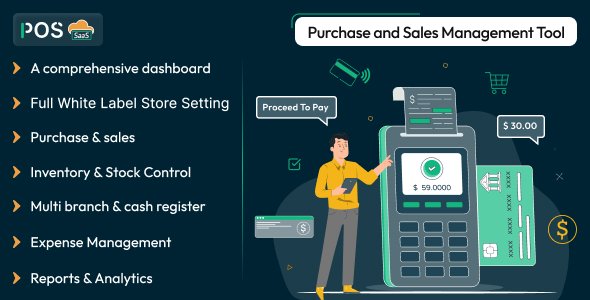POS SaaS - Purchase and Sales Management Tool