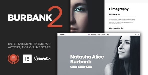 Burbank - Entertainment WordPress Theme for Actors & Stars