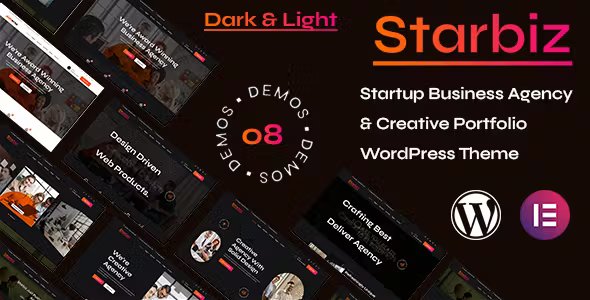 Starbiz - Startup Business Agency & Creative Portfolio WordPress Theme
