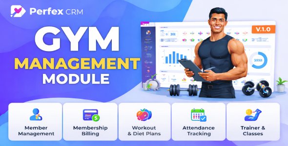 Gym Management Module for Perfex CRM