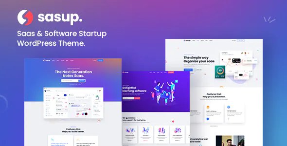 Sasup - Sass Landing WordPress Theme