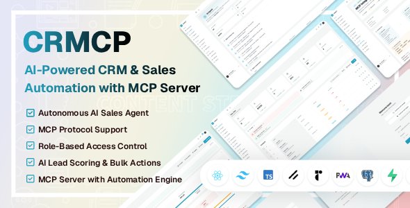 CRMCP — AI CRM & Sales Automation Platform with MCP Integration