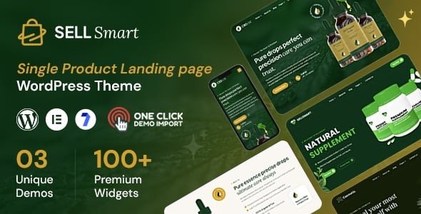 Sellsmart - Single Product Landing Page WordPress Theme