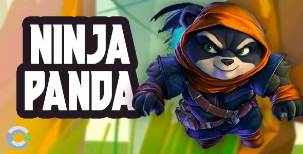 Ninja Panda - HTML5 Game - Construct 3 + (Mobile+Web)