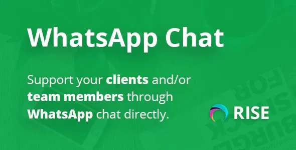 WhatsApp plugin for RISE CRM
