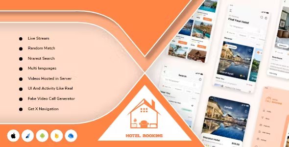 Flutter 2.0 - Hotel booking ui kit
