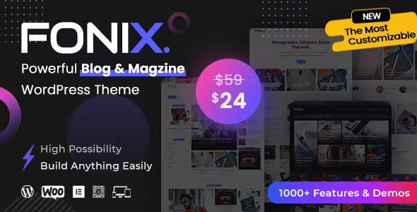 Fonix - Newspaper &amp; Magazine WordPress Theme